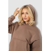 Худі жіночий на флісі, колір мокко, 177R057 50, XL