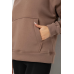 Худі жіночий на флісі, колір мокко, 177R057 50, XL