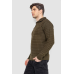 Светр чоловічий однотонний, колір хакі, 161R920 XL, 50, XL