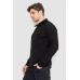 Светр чоловічий однотонний, колір чорний, 161R905 XL, 50, XL