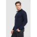 Светр чоловічий однотонний, колір темно-синій, 161R905 XL, 50, XL