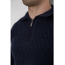 Светр чоловічий однотонний, колір темно-синій, 161R905 XL, 50, XL