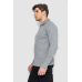 Светр чоловічий однотонний, колір сірий, 161R905 XXL, 52, XXL