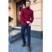 Светр чоловічий, колір бордовий, 161R602 XL, 50, XL