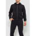 Спорт костюм чоловічий двонитка, колір чорний, 119R200-2 XXL, 52, XXL