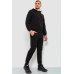 Спорт костюм чоловічий двонитка, колір чорний, 119R200-1 XL, 50, XL