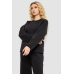 Спортивний костюм жіночий на флісі, колір чорний, 102R7733 XXL-XXXL