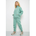 Спортивний костюм жіночий на флісі, колір оливковий, 102R7723 L-XL
