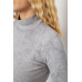 Гольф жіночий в рубчик, колір сірий, 102R5267 XXL-XXXL