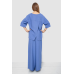 Костюм жіночий тканина льон жатка, колір джинс, 102R5263 6XL-7XL
