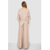 Костюм жіночий тканина льон жатка, колір бежевий, 102R5263 XXL-XXXL