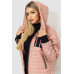 Куртка жіноча демісезонна, колір пудровий, 102R5222 XXL-XXXL