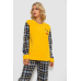 Піжама жіноча махра, колір жовтий, 238R9283 XL, 50, XL