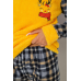 Піжама жіноча махра, колір жовтий, 238R9283 XL, 50, XL