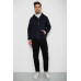 Кофта чоловіча на флісі з капюшоном, колір темно-синій, 238R58697-1 XXL, 52, XXL