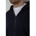 Кофта чоловіча на флісі з капюшоном, колір темно-синій, 238R58697-1 XXL, 52, XXL