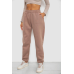 Спортивні штани жіночі на флісі, колір мокко, 238R58671 XXXL, 54, XXXL