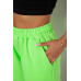 Шорти жіночі однотонні, колір салатовий, 238R57820 Ager, XXL, 52, XXL