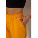 Шорти жіночі однотонні, колір жовтий, 238R57820 Ager, XXXL, 54, XXXL