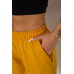 Шорти жіночі однотонні, колір гірчичний, 238R57820 Ager, XXL, 52, XXL