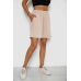Шорти жіночі однотонні, колір бежевий, 238R57820 Ager, XXL, 52, XXL