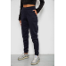 Спортивні штани жіночі на флісі, колір синій, 238R57013 XXL, 52, XXL