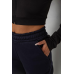 Спортивні штани жіночі на флісі, колір синій, 238R57013 XXL, 52, XXL