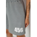 Шорти жіночі з принтом, колір сірий, 238R456 XXXL, 54, XXXL