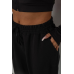 Спортивні штани жіночі, колір чорний, 238R347-5 Ager, XXL, 52, XXL