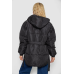 Куртка жіноча демісезонна з поясом, колір чорний, 207R2023 XXL, XXL, XXL