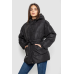Куртка жіноча демісезонна з поясом, колір чорний, 207R005 XL, XL, XL