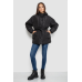 Куртка жіноча демісезонна з поясом, колір чорний, 207R005 XXL, XXL, XXL