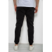 Спортивні штани чоловічі на флісі, колір чорний, 238R58629 XL, 50, XL