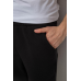 Спортивні штани чоловічі на флісі, колір чорний, 238R58629 XL, 50, XL