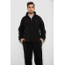 Спортивний костюм чоловічий на флісі, колір чорний, 238R58620 XL, 50, XL