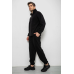 Спортивний костюм чоловічий на флісі, колір чорний, 238R58620 XXL, 52, XXL