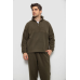 Спортивний костюм чоловічий на флісі, колір хакі, 238R58620 XXL, 52, XXL