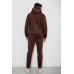 Спортивний костюм чоловічий на флісі, колір шоколадний, 238R58573 XXL, 52, XXL