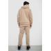 Спортивний костюм чоловічий на флісі, колір бежевий, 238R58573 XXXL, 54, XXXL