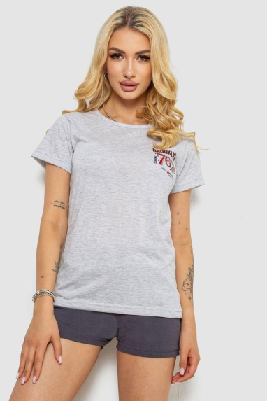 Піжама жіноча, колір сірий, 243R50613 Ager, XXL, 52, XXL