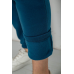 Спортивні штани чоловічі на флісі, колір смарагдовий, 238R57256 XXL, 52, XXL
