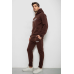 Спортивний костюм чоловічий на флісі, колір шоколадний, 238R57046 XXL