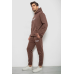 Спортивний костюм чоловічий на флісі, колір мокко, 238R57046 XL