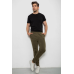 Спорт чоловічі штани на флісі, колір зелений, 238R56910 XXL