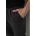 Спортивні чоловічі штани на флісі, колір темно-сірий, 238R56848-1 XXL, 52, XXL