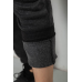 Спортивні чоловічі штани на флісі, колір темно-сірий, 238R56848-1 XXL, 52, XXL