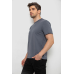 Футболка чоловіча однотонна, колір сірий, 238R155 Ager, XXXL, 54, XXXL