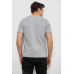 Футболка чоловіча однотонна, колір світло-сірий, 238R155 Ager, 6XL, 60, 6XL