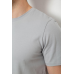 Футболка чоловіча однотонна, колір світло-сірий, 238R155 Ager, 6XL, 60, 6XL