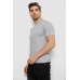 Футболка чоловіча однотонна, колір світло-сірий, 238R155 Ager, XXL, 52, XXL